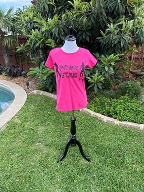 Fruit of the Loom Hot Pink Crewneck Tee